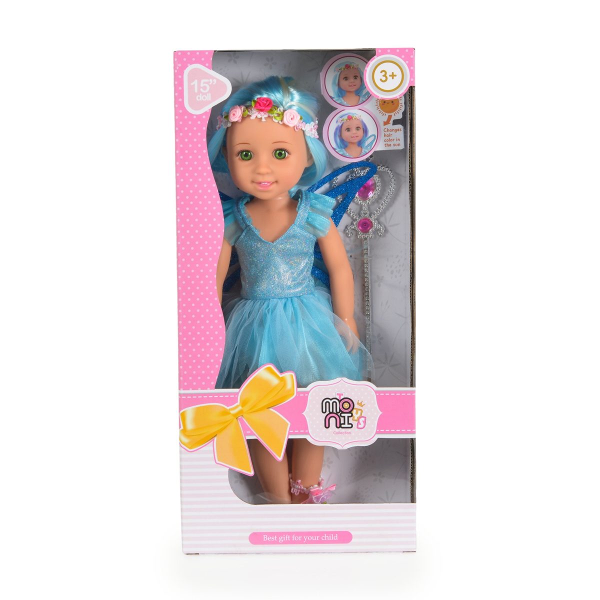 Кукла 38 cm Fairy Doll Sun синя LS1502-3