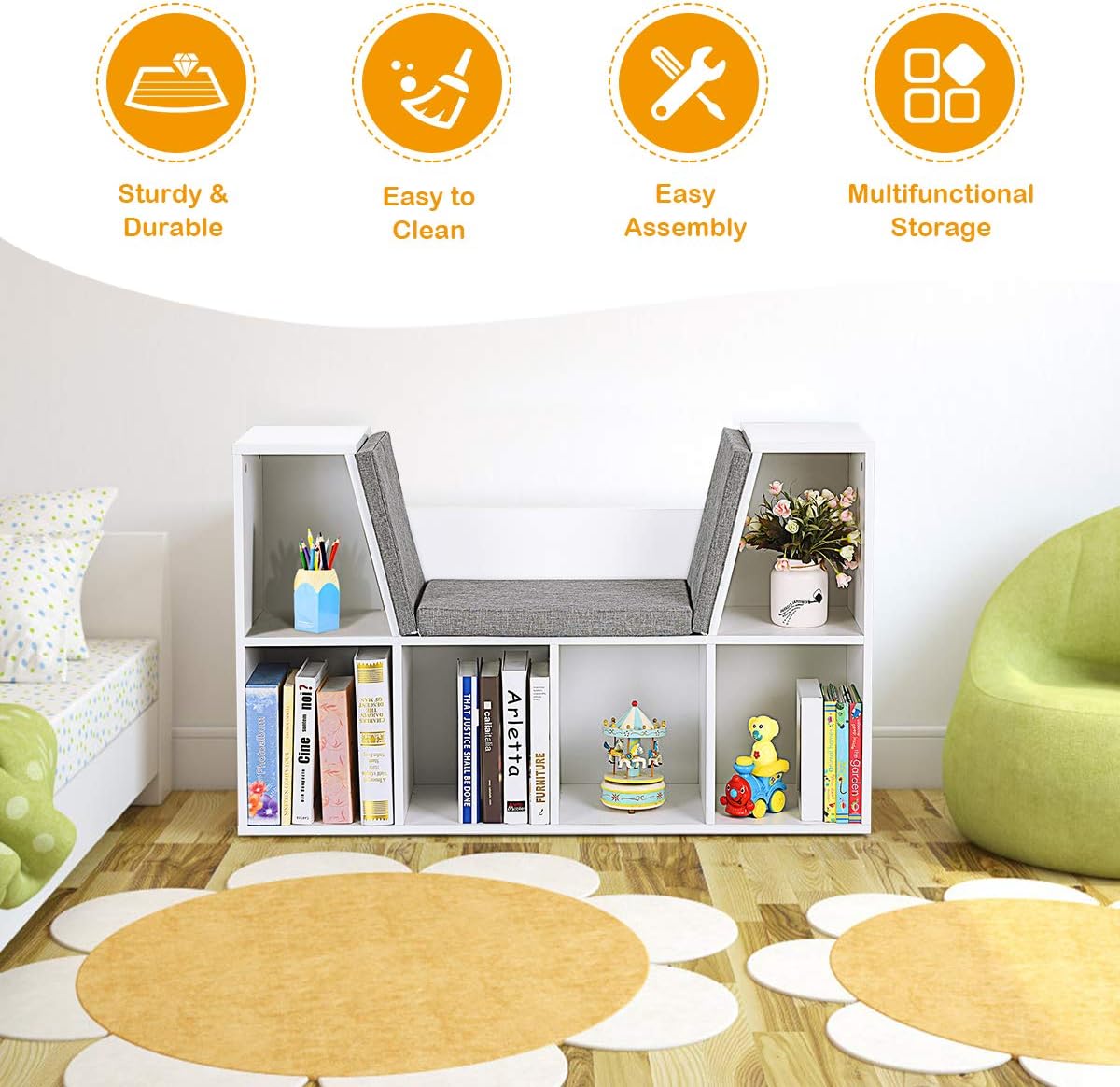 3-v-1-detska-etazherka-biblioteka-i-peyka-6-otdelenia-za-sahranenie-na-igrachki-i-knizhki-podarak-za-nad-3-godishni-detsa-JWTR-3153-13_eb5a337e-5de8-4a84-ad23-ed81b0a9caba 3 в 1 Детска Етажерка, Библиотека и Пейка, 6 Отделения за Съхранение на Играчки и Книжки, Подарък за 3+ години - Image 13