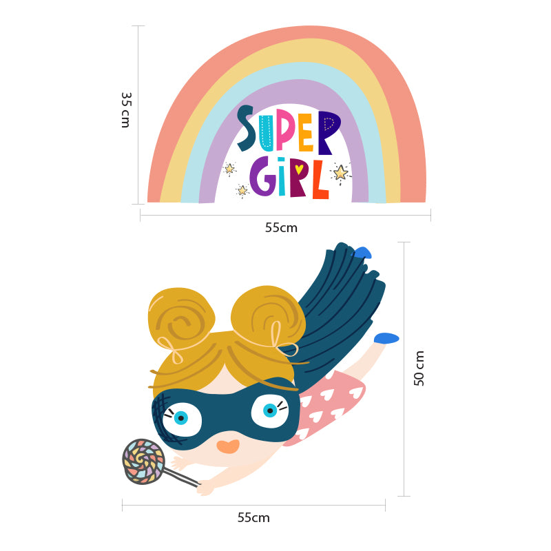 GH-SG-01-Komplekt-2-broya-stikeri-SUPER-GIRL-za-dekoratsia-na-detska-staya-stena-prozorets-mebeli Комплект 2 броя стикери SUPER GIRL за декорация на детска стая, стена, прозорец, мебели - Image 1