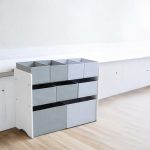 Органайзер за Играчки, Етажерка за Детска Стая, Шкаф, Секция с Кутии за Съхранение - Бяло, Сиво - Image 7