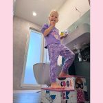 Детско Столче GINGER HOME, Дървено Стъпало на 2 Нива, Стълба за Детска Стая, розово, SUPER GIRL - Image 10