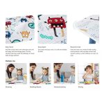 Детска Дървена Маса с 2 Столчета, Комплект - за Игра, Рисуване, Хранене - GHOSTS - Image 9