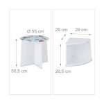 Детска Дървена Маса, Кръгла с 4 Стабилни Столчета, Комплект с Компактен Дизайн - DOGS - Image 5