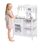 Детска Дървена Кухня GINGER HOME Бяла W10C404H - Image 3