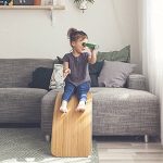 Дървена Дъска за Баланс Ginger Home – Безопасна Играчка за Деца, 82x30x15 см - Image 9