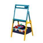 Детска Дървена Дъска с Магнити на Стойка, за Учене, Рисуване и Съхранение - MONSTER - Image 14