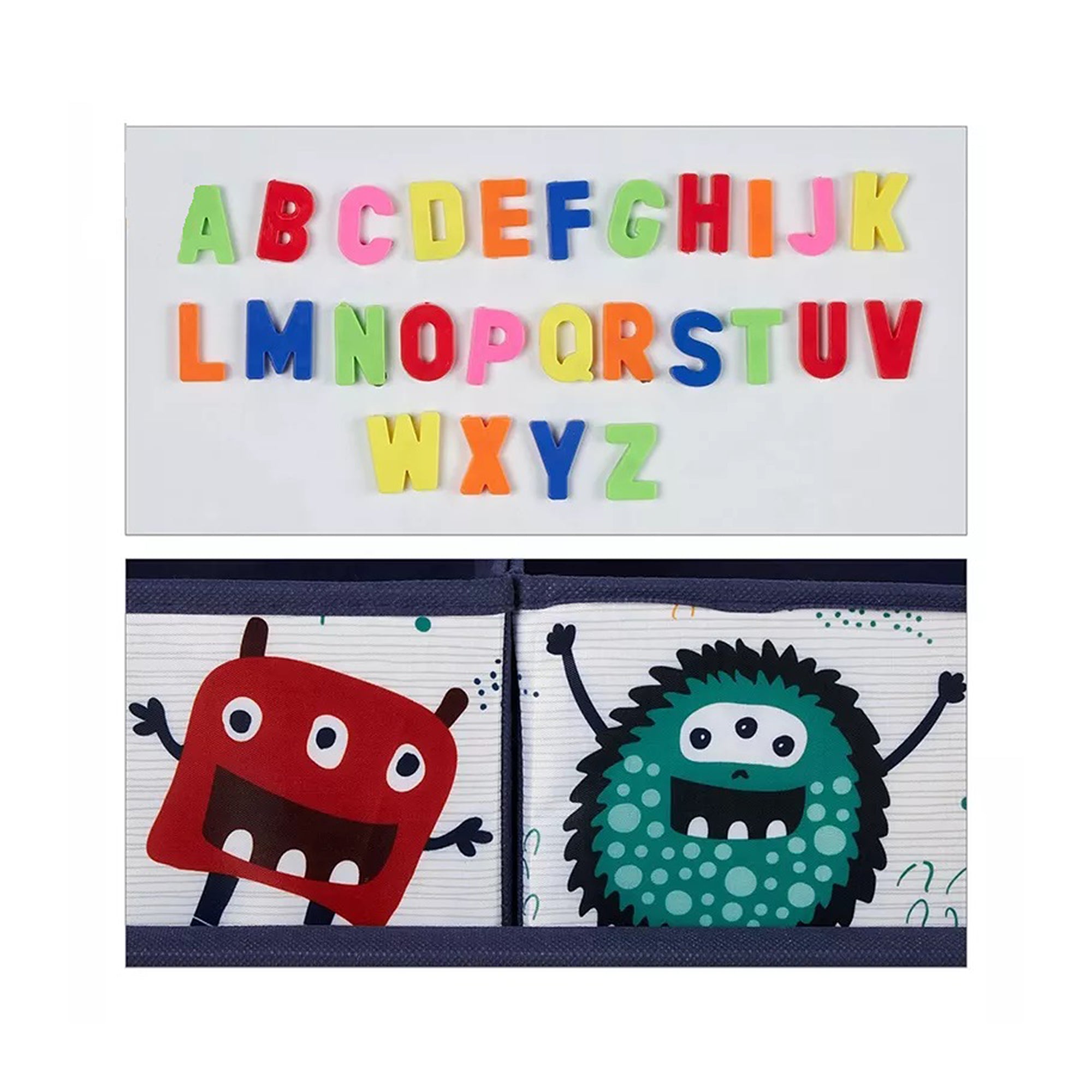 detska-darvena-daska-s-magniti-na-stoyka-za-uchene-risuvane-sahranenie-monster-TF6057-5 Детска Дървена Дъска с Магнити на Стойка, за Учене, Рисуване и Съхранение - MONSTER - Image 9