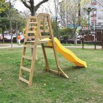 Детска Дървена Катерушка с Пързалка 2.2 м GINGER HOME, За Игра на Двора - Image 8