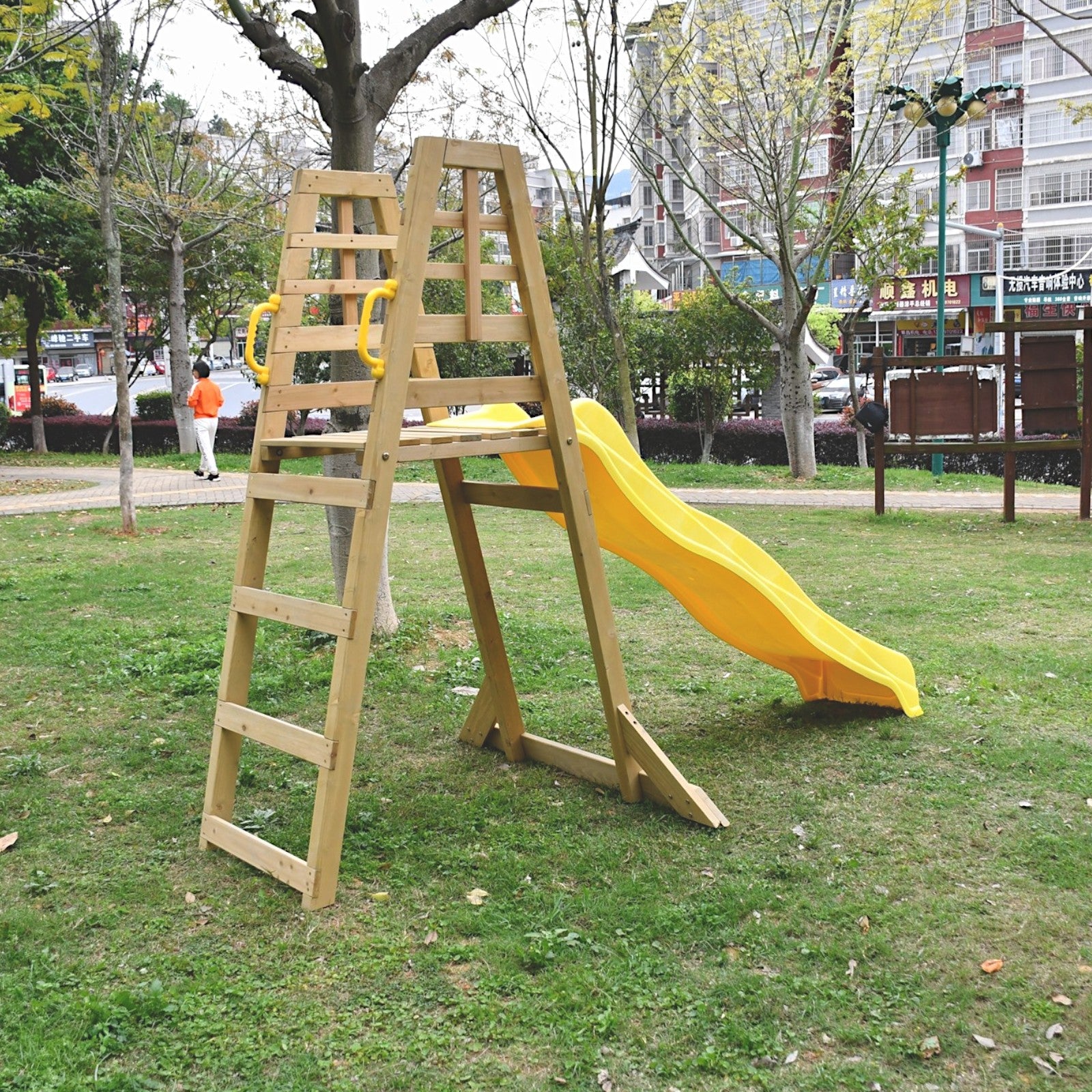 detska-darvena-katerushka-s-parzalka-2-2m-ginger-home-za-igra-na-dvora-C440-7 Детска Дървена Катерушка с Пързалка 2.2 м GINGER HOME, За Игра на Двора - Image 8