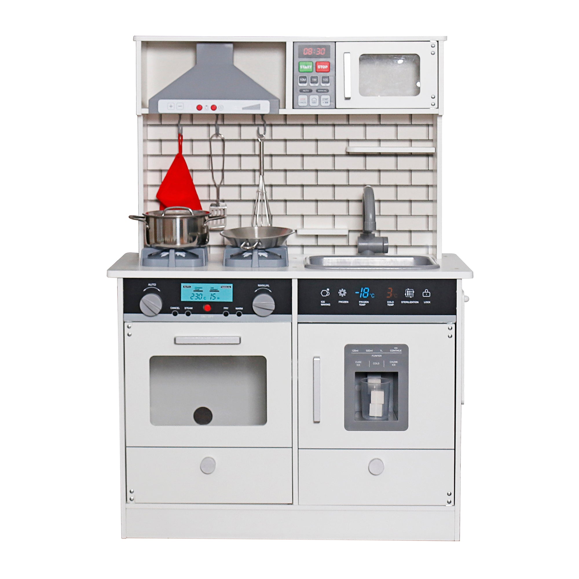 detska-darvena-kuhnya-ginger-home-sas-zvuk-svetlina-byala-w10c493j_b5b77313-2282-4655-8cd7-9bc7065da62c Детска Дървена Кухня GINGER HOME със Звук, Светлина, Бяла W10C493J - Image 1