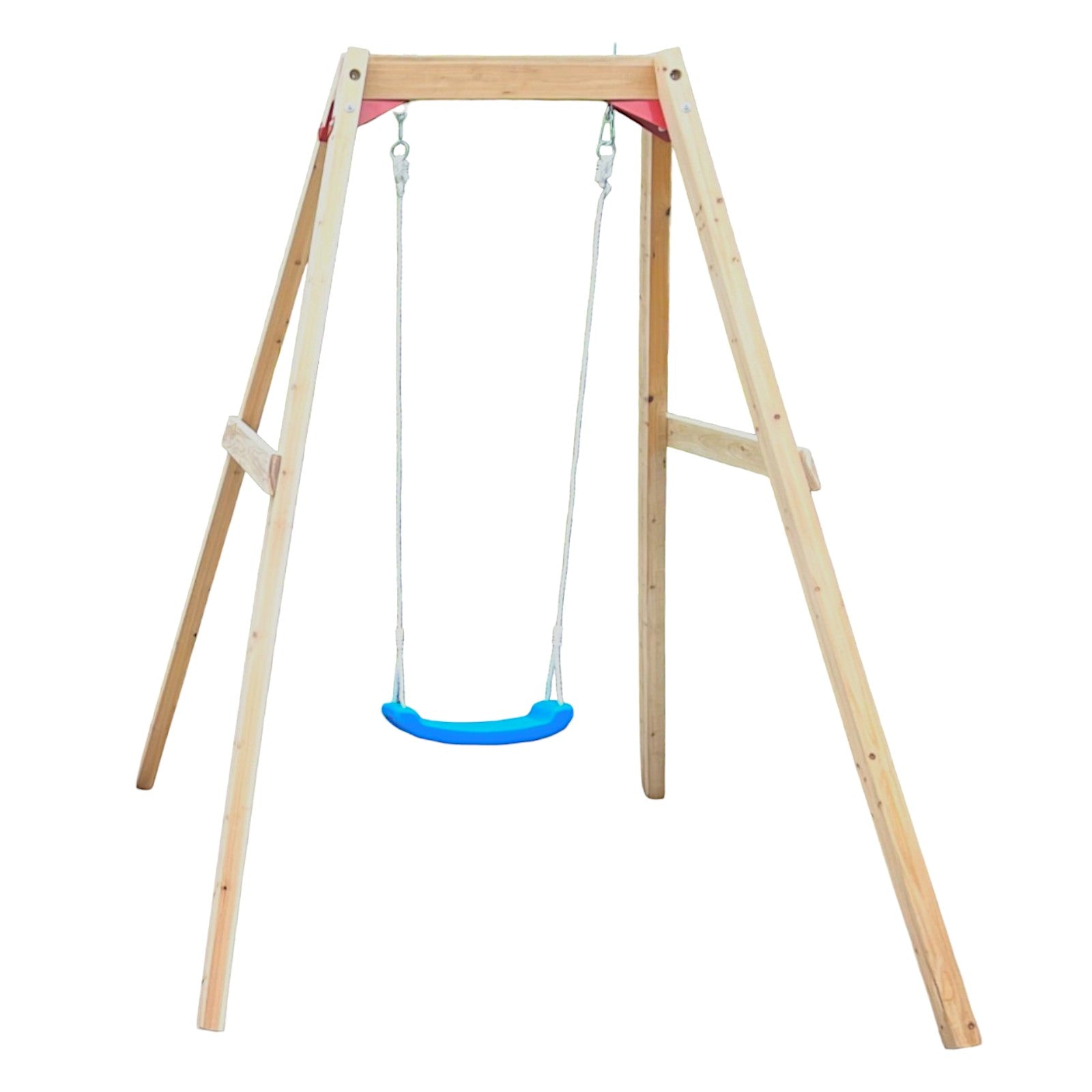 detska-darvena-lyulka-ginger-home-156x200x201-bezopasna-igra-na-otkrito-C672-2 Детска Дървена Люлка GINGER HOME, 156x200x201 см, Безопасна Игра на Открито - Image 3