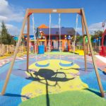 Детска Дървена Люлка GINGER HOME за Градина, Двойна, 225x200x201 см - Image 10