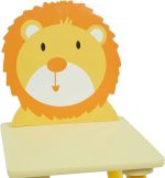 Детска Дървена Маса с 2 Столчета, Комплект - за Учене, Игра, Рисуване, Хранене - ANIMALS - Image 5