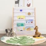 Детска Етажерка за Книги Дърво GINGER HOME, 6 Рафта, Монтесори 64x30x79 см - Image 12