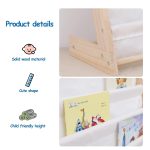 Детска Етажерка за Книги Дърво GINGER HOME, 6 Рафта, Монтесори 64x30x79 см - Image 14