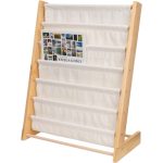 Детска Етажерка за Книги Дърво GINGER HOME, 6 Рафта, Монтесори 64x30x79 см - Image 7