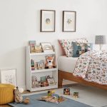 Детска Етажерка GINGER HOME, Дървен Органайзер за Книжки и Играчки, Бял Цвят, за Уютната Детска Стая - Image 15