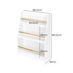 Детска Етажерка GINGER HOME, Дървен Органайзер за Книжки и Играчки, Бял Цвят, за Уютната Детска Стая - Image 19