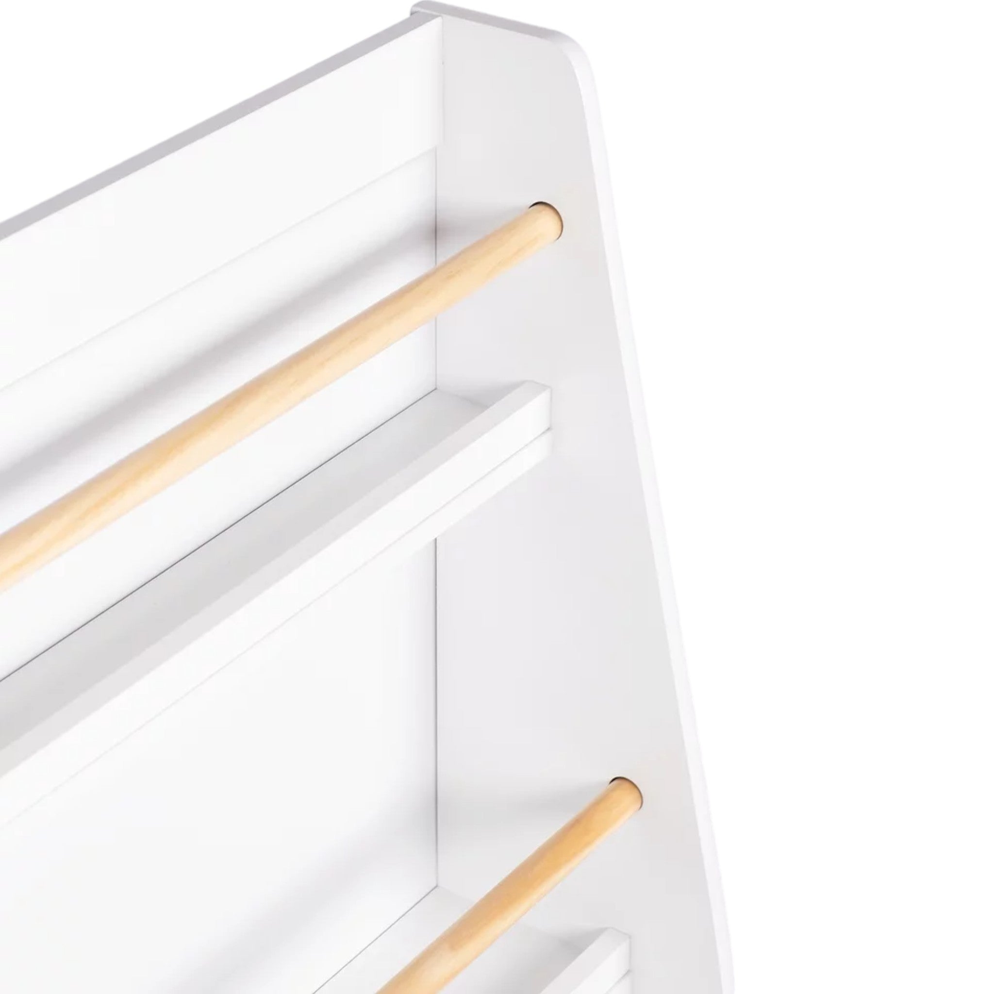 detska-etazherka-ginger-home-darven-organayzer-za-knizhki-i-igrachki-byal-cvyat-za-uyutnata-detska-staya-TF6142-W-4 Детска Етажерка GINGER HOME, Дървен Органайзер за Книжки и Играчки, Бял Цвят, за Уютната Детска Стая - Image 5