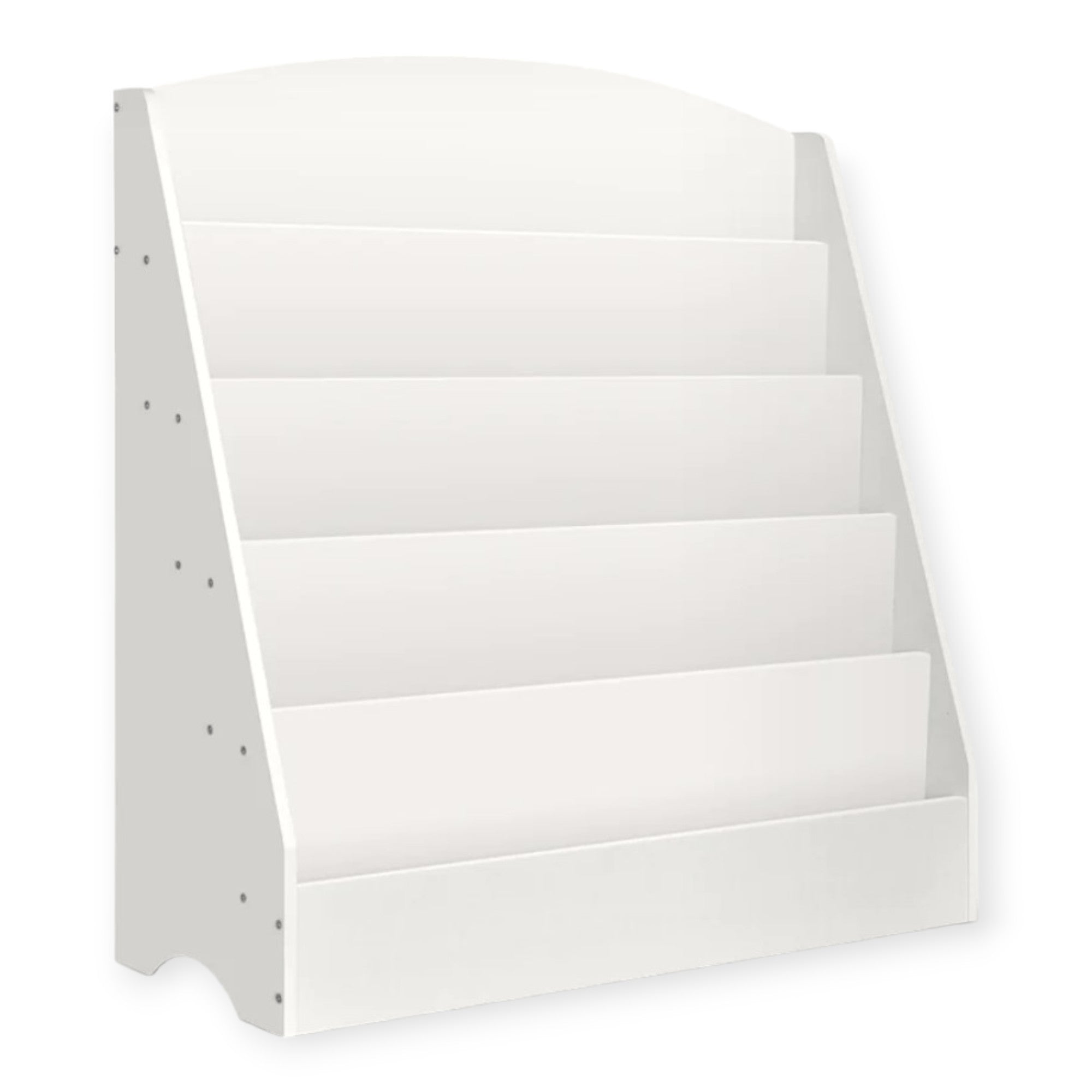 detska-etazherka-ginger-home-oraganayzer-s-raftove-za-knizhki-i-spisania-darvena-byala-80h30h80-sm-JWTR-3241-2 Детска Етажерка GINGER HOME, Органайзер с Рафтове за Книжки и Списания, Дървена, Бяла, 80х30х80 см. - Image 3