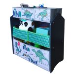 Детска Етажерка GINGER HOME, Органайзер за Играчки с Кутии за Съхранение DINOSAUR - Image 9