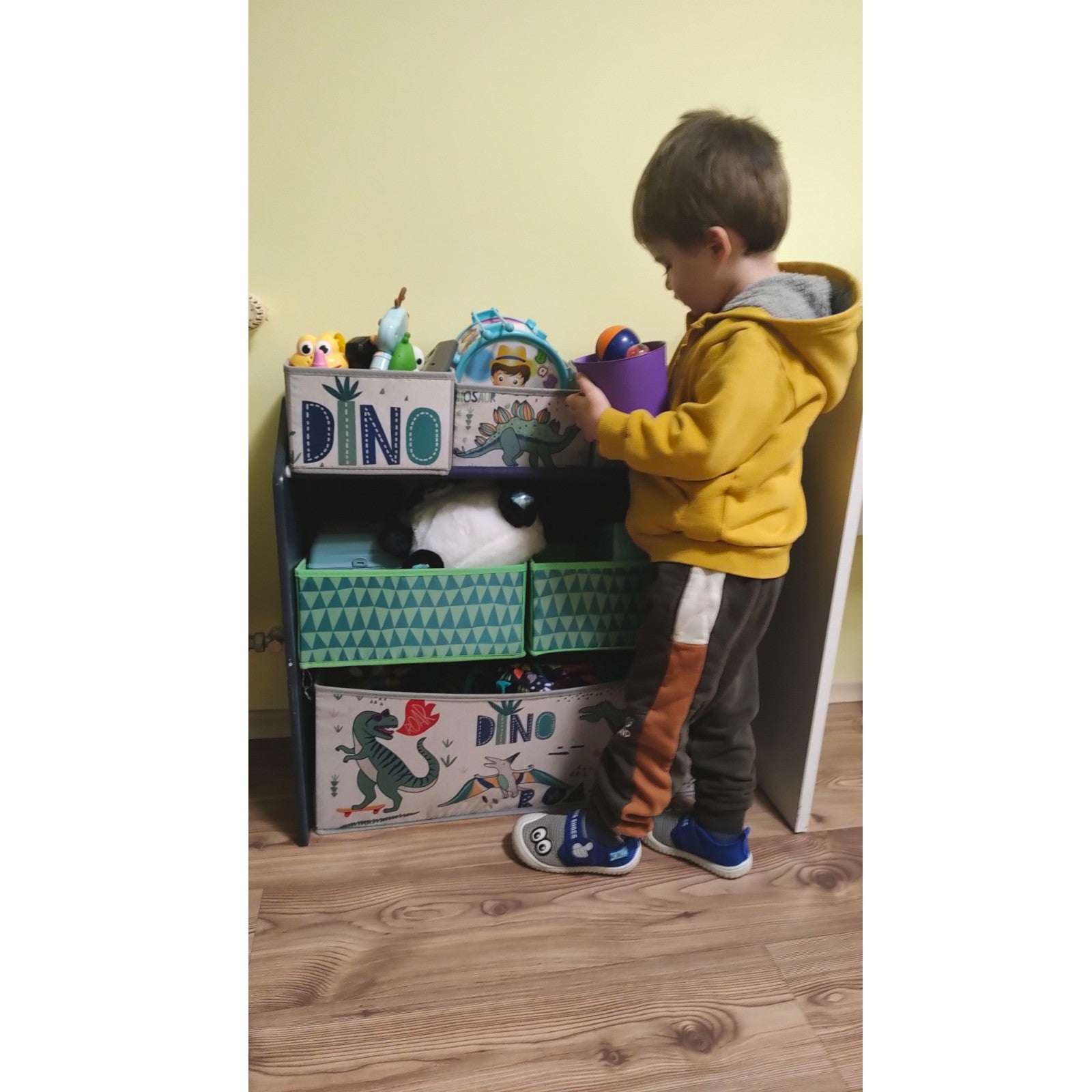 detska-etazherka-ginger-home-organayzer-za-igrachki-s-kutii-za-sahranenie-dinosaur-TF6502-11 Детска Етажерка GINGER HOME, Органайзер за Играчки с Кутии за Съхранение DINOSAUR - Image 12