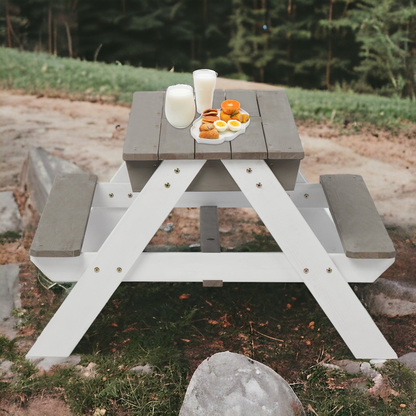 detska-masa-3-v-1-s-chadar-s-reguliruema-visochina-i-podvizhen-plot-za-aktivni-igri-2401-9 Детска Градинска Маса 3 в 1 GINGER HOME, Чадър с Регулируема Височина, Подвижен Плот за Активни Игри на Открито - Image 10