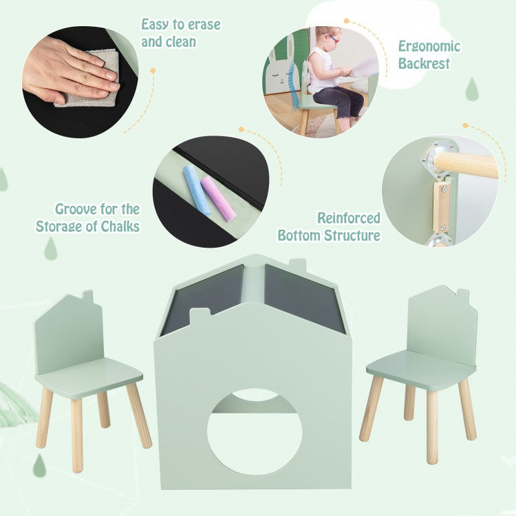 detska-masa-ginger-home-s-2-stolcheta-multiaktivna-kashtichka-s-cherna-daska-plot-za-risuvane-i-chetene-AT-BT-2311-17 Детска Маса GINGER HOME с 2 Столчета - Мултиактивна Къщичка с Черна Дъска, Плот за Рисуване и Четене - Image 17