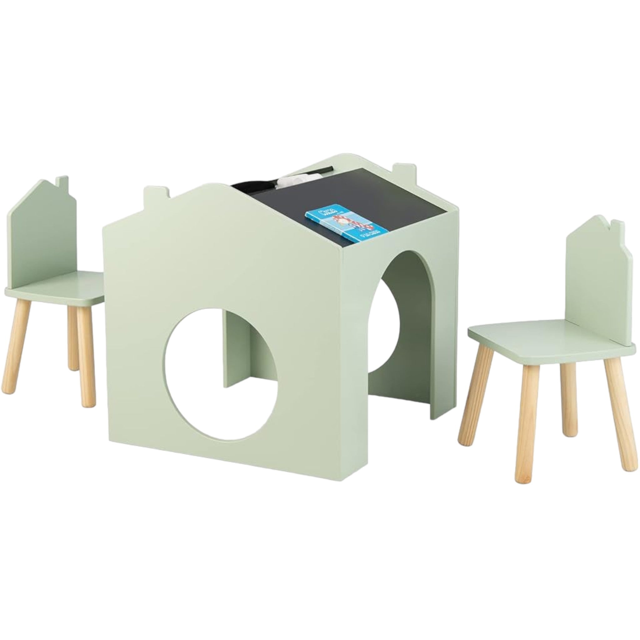 detska-masa-ginger-home-s-2-stolcheta-multiaktivna-kashtichka-s-cherna-daska-plot-za-risuvane-i-chetene-AT-BT-2311_63ab14b2-0bb3-4b30-8d64-4ccb566c9107 Детска Маса GINGER HOME с 2 Столчета - Мултиактивна Къщичка с Черна Дъска, Плот за Рисуване и Четене - Image 1