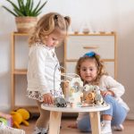 Детска Дървена Образователна Маса с Лабиринт и Мъниста GINGER HOME, 40x40x54 см - Image 8