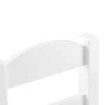 Детска Маса с 4 Столчета GINGER HOME, Дървен Комплект за Игра и Учение, Бял, 66x56x48 см - Image 5