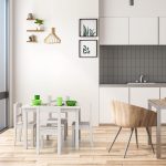 Детска Маса с 4 Столчета GINGER HOME, Дървен Комплект за Игра и Учение, Бял, 66x56x48 см - Image 11