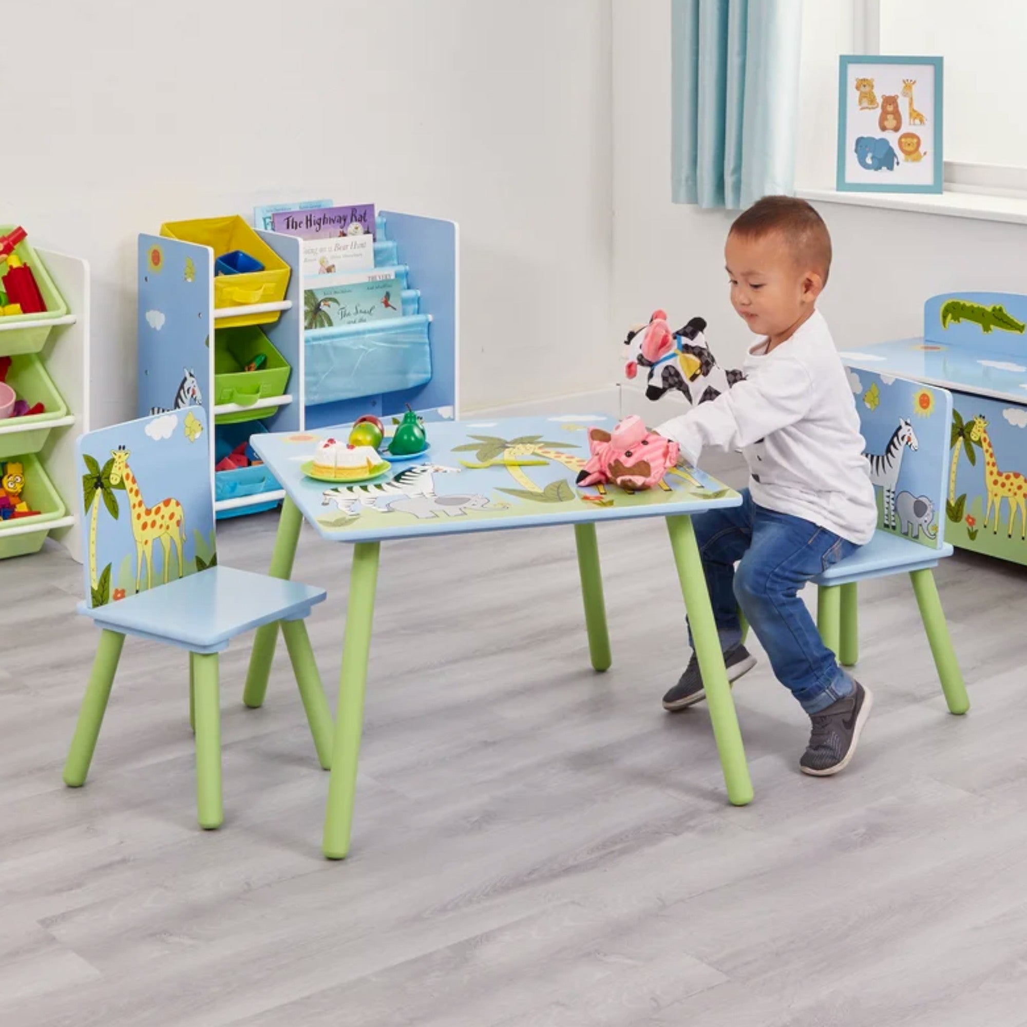 detska-masa-sas-stolcheta-ginger-home-za-risuvane-igra-hranene-darvena-detska-staya-savanna-TF5001-13 Детска Маса със Столчета GINGER HOME за Рисуване, Игра, Хранене, Дървена, Детска Стая SAVANNA - Image 14