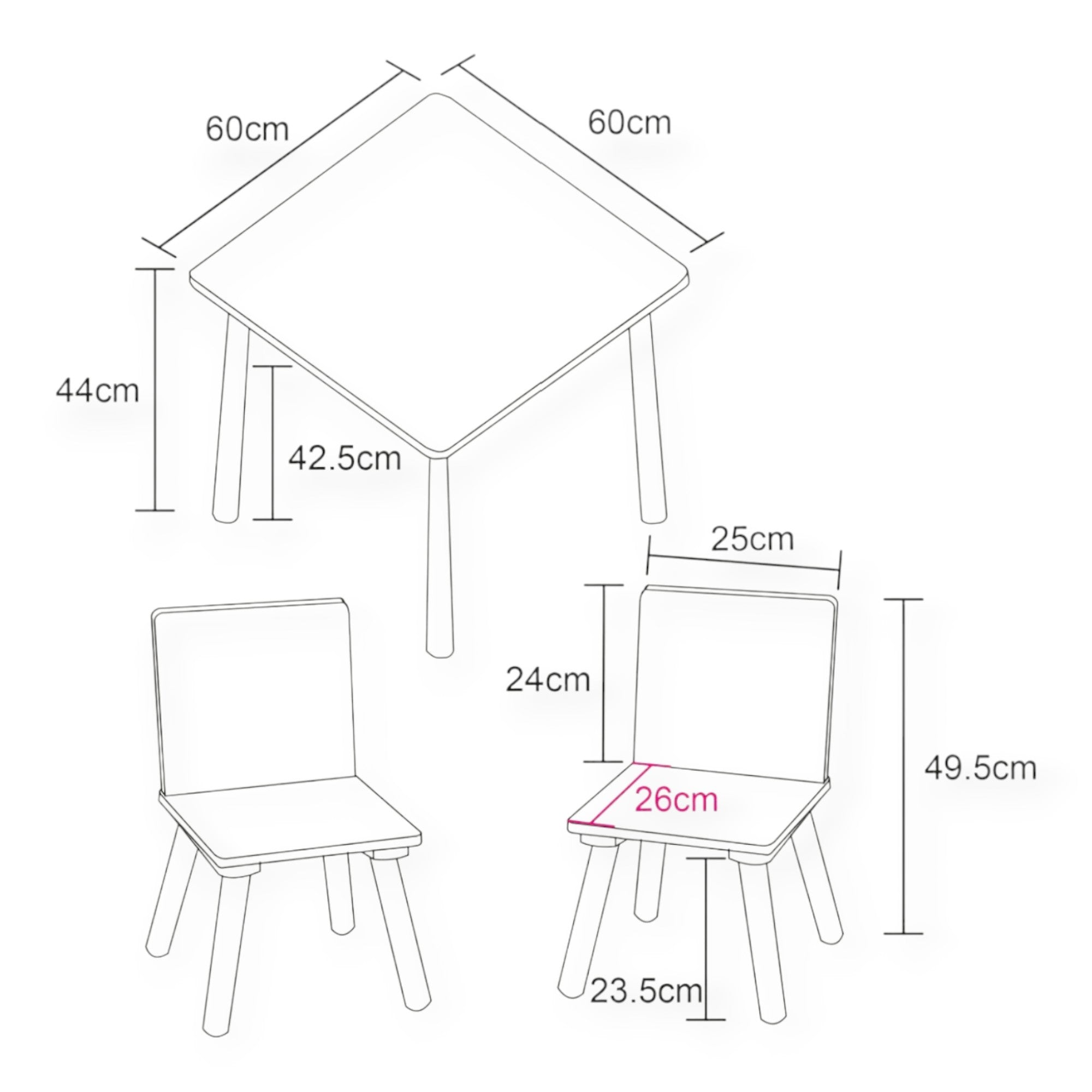 detska-masa-sas-stolcheta-ginger-home-za-risuvane-igra-hranene-darvena-dinosaur-TF6503-7 Детска Маса със Столчета GINGER HOME за Рисуване, Игра, Хранене, Дървена, DINOSAUR - Image 9