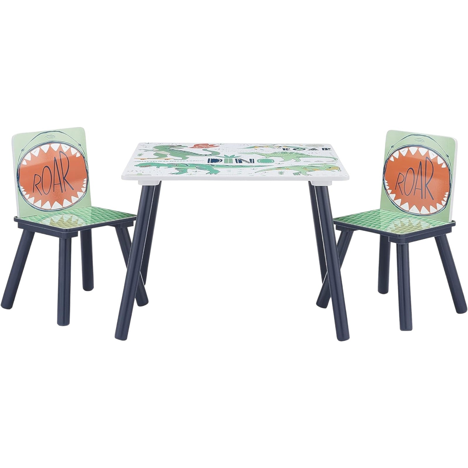 detska-masa-sas-stolcheta-ginger-home-za-risuvane-igra-hranene-darvena-dinosaur-TF6503 Детска Маса със Столчета GINGER HOME за Рисуване, Игра, Хранене, Дървена, DINOSAUR - Image 1