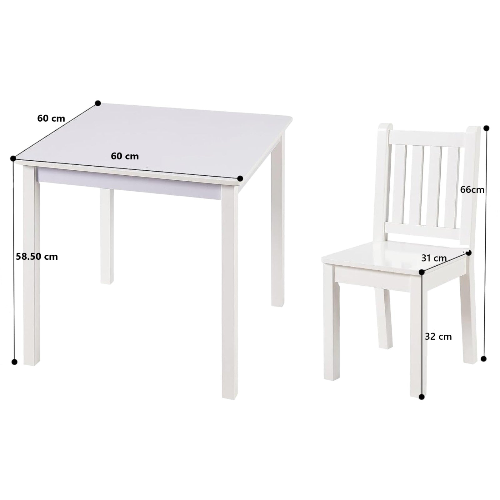 detska-masa-sas-stolcheta-komplekt-ot-darvo-za-uchene-_risuvane-igra-i-hranene-za-detska-staya-byal-TF6644-W-5 Детска Маса със Столчета, Комплект от Дърво,за Учене, Рисуване, Игра и Хранене, за Детска Стая, Бял - Image 6