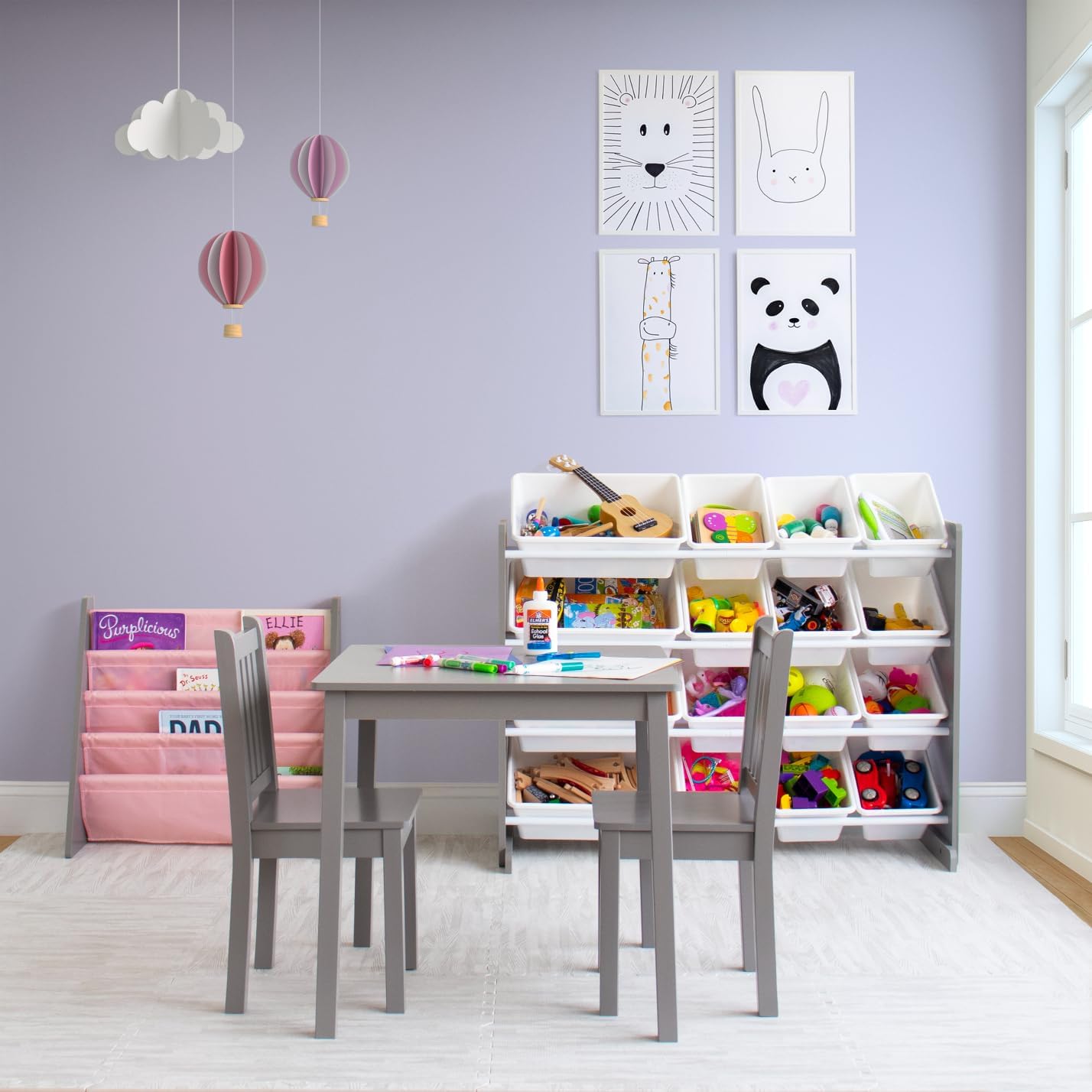 detska-masa-sas-stolcheta-komplekt-ot-darvo-za-uchene-_risuvane-igra-i-hranene-za-detska-staya-siv-TF6644-15 Детска Маса със Столчета, Комплект от Дърво, за Учене, Рисуване, Игра и Хранене, за Детска Стая, Сив - Image 15