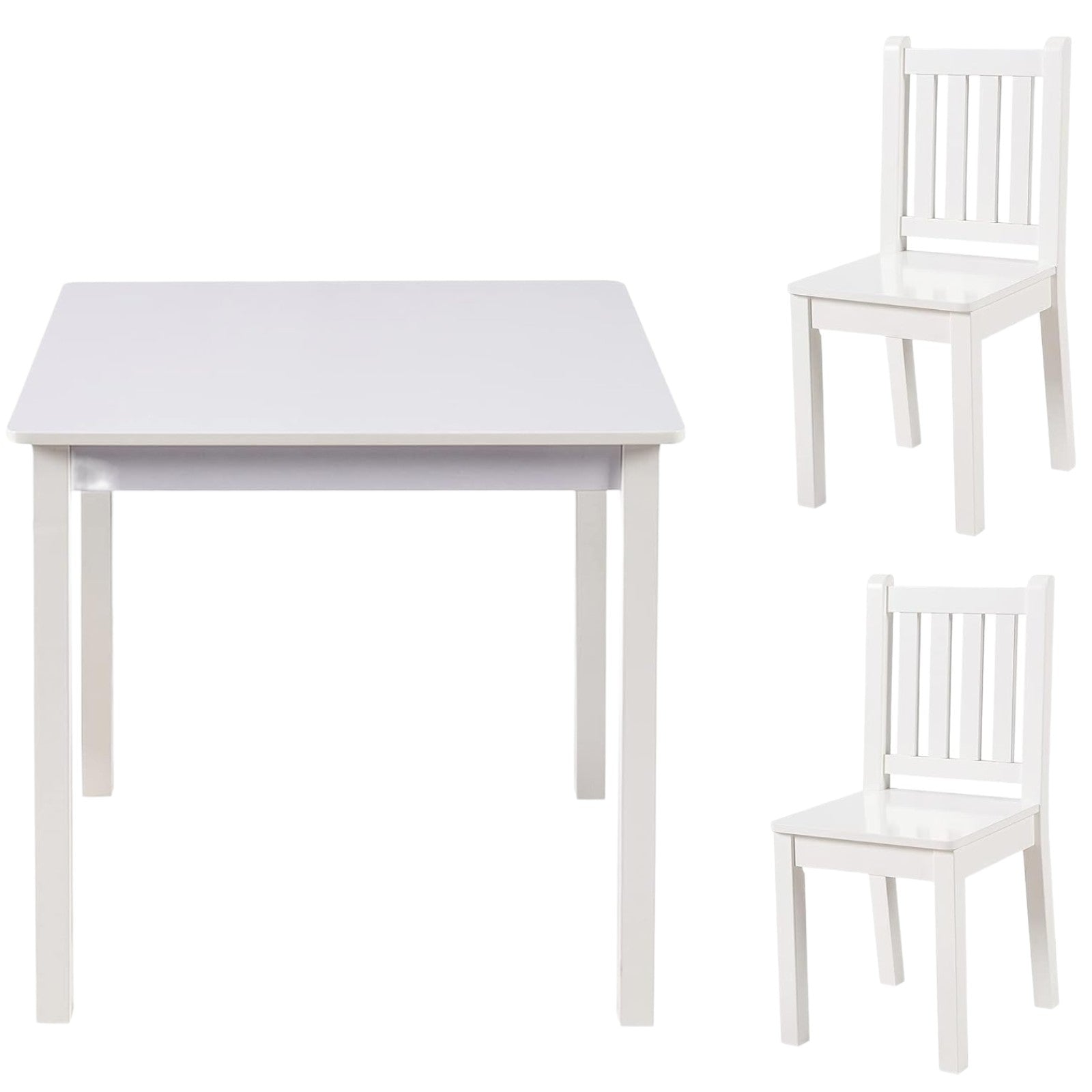 detska-masa-sas-stolcheta-komplekt-ot-darvo-za-uchene-risuvane-igra-i-hranene-za-detska-staya-byal-TF6644-W-8 Детска Маса със Столчета, Комплект от Дърво,за Учене, Рисуване, Игра и Хранене, за Детска Стая, Бял - Image 9