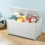 Детска Ракла за Играчки и Пейка 2 в 1 GINGER HOME Дървена JWTR-3086 WHITE - Image 13