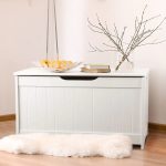 Детска Ракла за Играчки и Пейка 2 в 1 GINGER HOME Дървена JWTR-3086 WHITE - Image 14