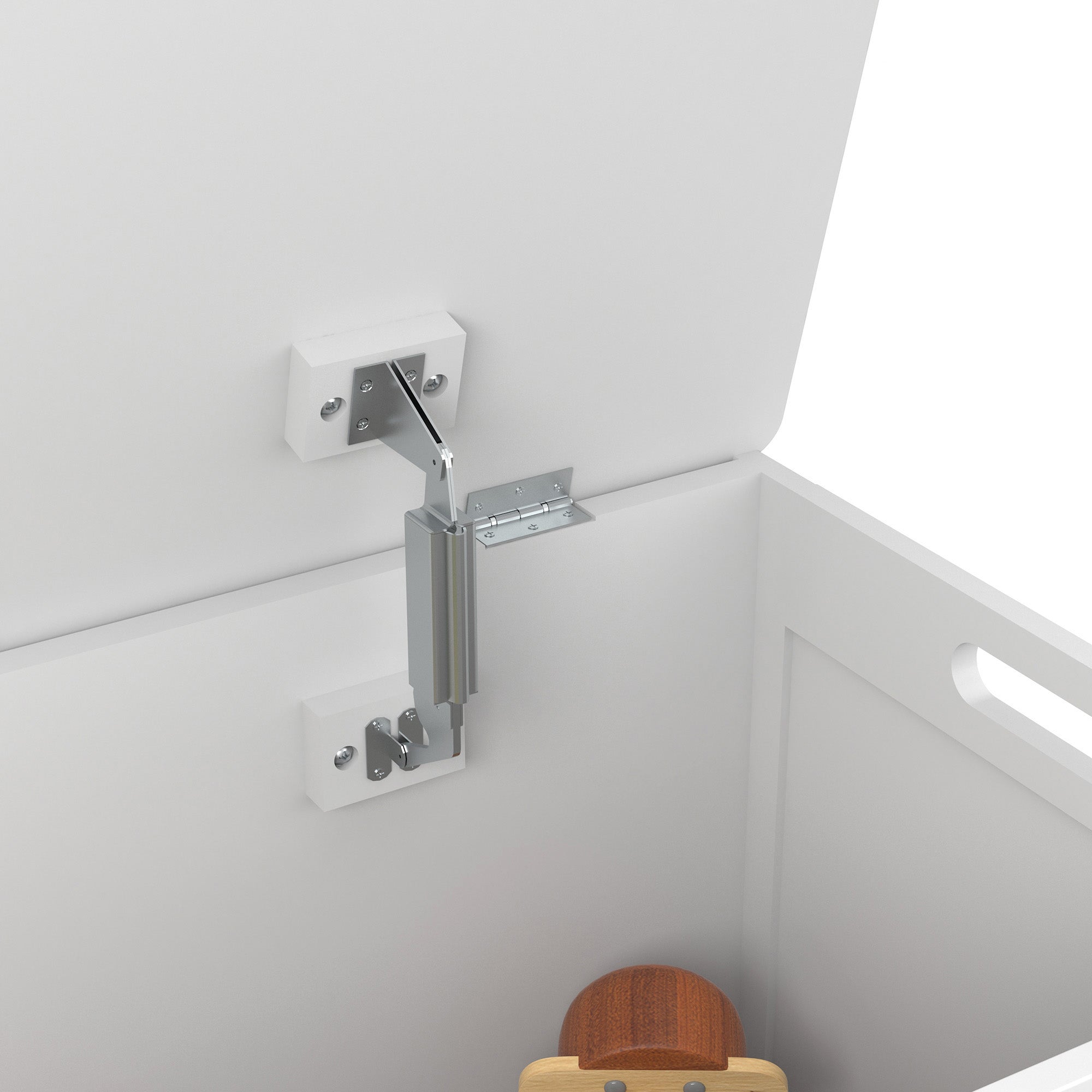 detska-rakla-za-igrachki-i-peyka-2-v-1-ginger-home-darvena-jwtr-3086-white-4 Детска Ракла за Играчки и Пейка 2 в 1 GINGER HOME Дървена JWTR-3086 WHITE - Image 5