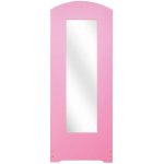 Детска Стойка за Дрехи с Огледало GINGER HOME - Отворен Детски Гардероб с Рафтове и Закачалки, Розов, 94x38x100 см - Image 6