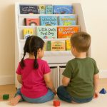 Детски Дървен Органайзер 2 в 1, Етажерка за Книжки и Кутии за Съхранение на Играчки - Image 14