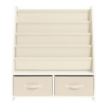 Детски Дървен Органайзер 2 в 1, Етажерка за Книжки и Кутии за Съхранение на Играчки - Image 11