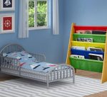 Детска Етажерка за Книги и Играчки, Органайзер за Съхранение, Библиотека - COLORS - Image 12