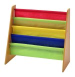 Детска Етажерка за Книги и Играчки, Органайзер за Съхранение, Библиотека - COLORS - Image 4