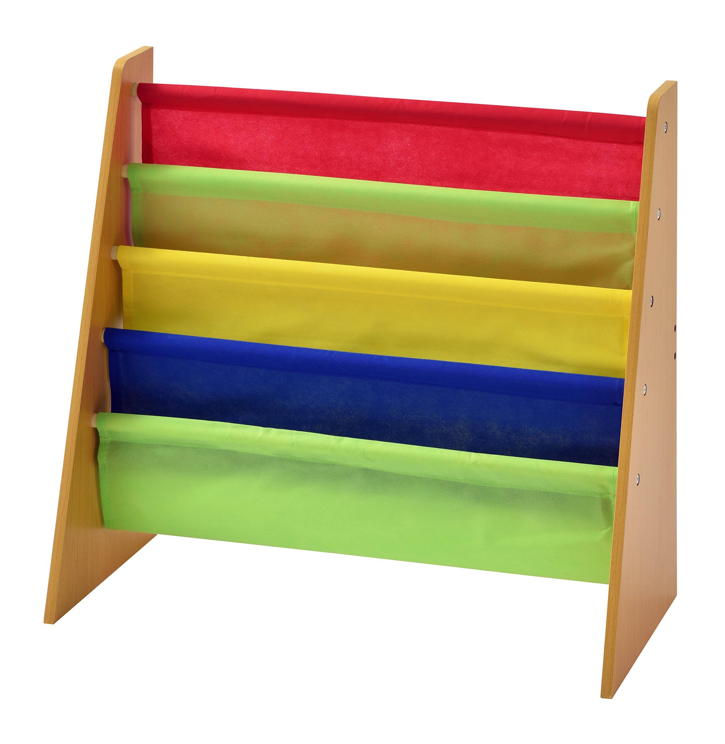 detski-organayzer-za-knizhki-igrachki-etazherka-JWTR-3029-C-3 Детска Етажерка за Книги и Играчки, Органайзер за Съхранение, Библиотека - COLORS - Image 4