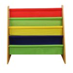 Детска Етажерка за Книги и Играчки, Органайзер за Съхранение, Библиотека - COLORS - Image 5