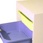 Детски Шкаф GINGER HOME, Етажерка за Играчки с 4 Кутии за Съхранение, Бял - Image 6