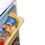 Детски Шкаф GINGER HOME, Етажерка за Играчки с 4 Кутии за Съхранение, Бял - Image 9